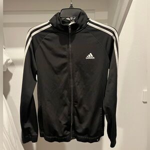 Adidas Black and White Tracktop